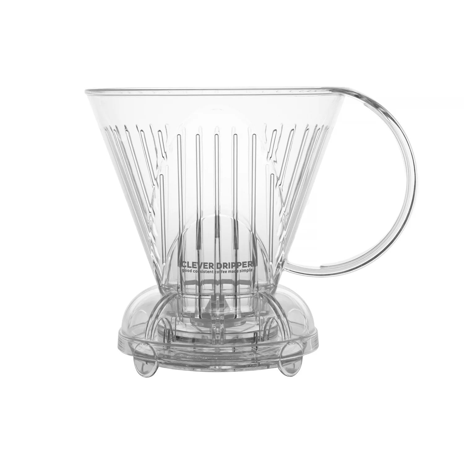 Clever Dripper - L 500ml Trasparente + 100 Filtri - Image 2